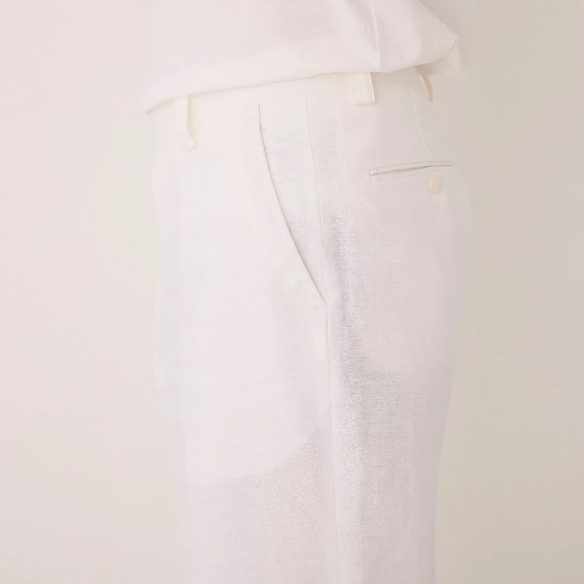 Linen Pant  Black & White