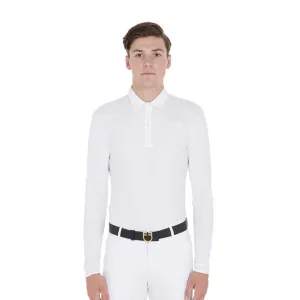 LONG SLEEVE MEN&#x27;S COMPETITION POLO SHIRT