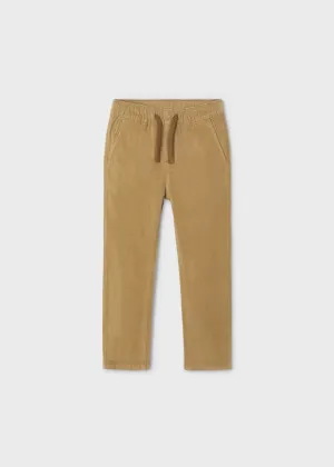 Mayoral Boy Velvet Toffee Chinos