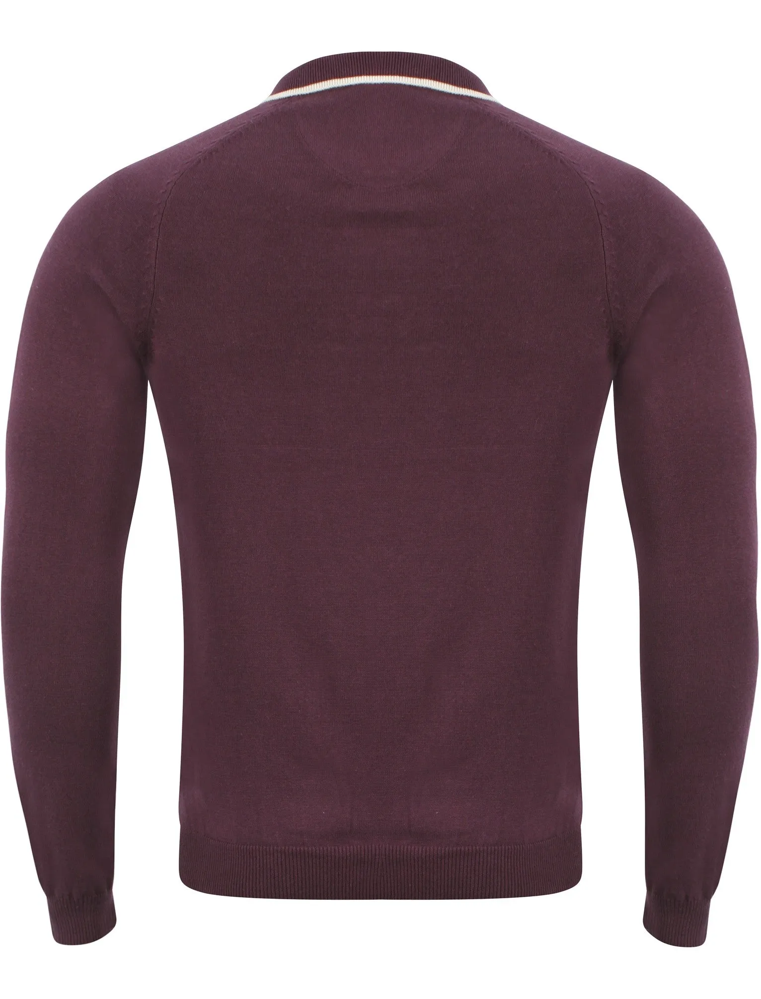 Men's Le Shark Perry Purple Long Sleeved  Polo Shirt