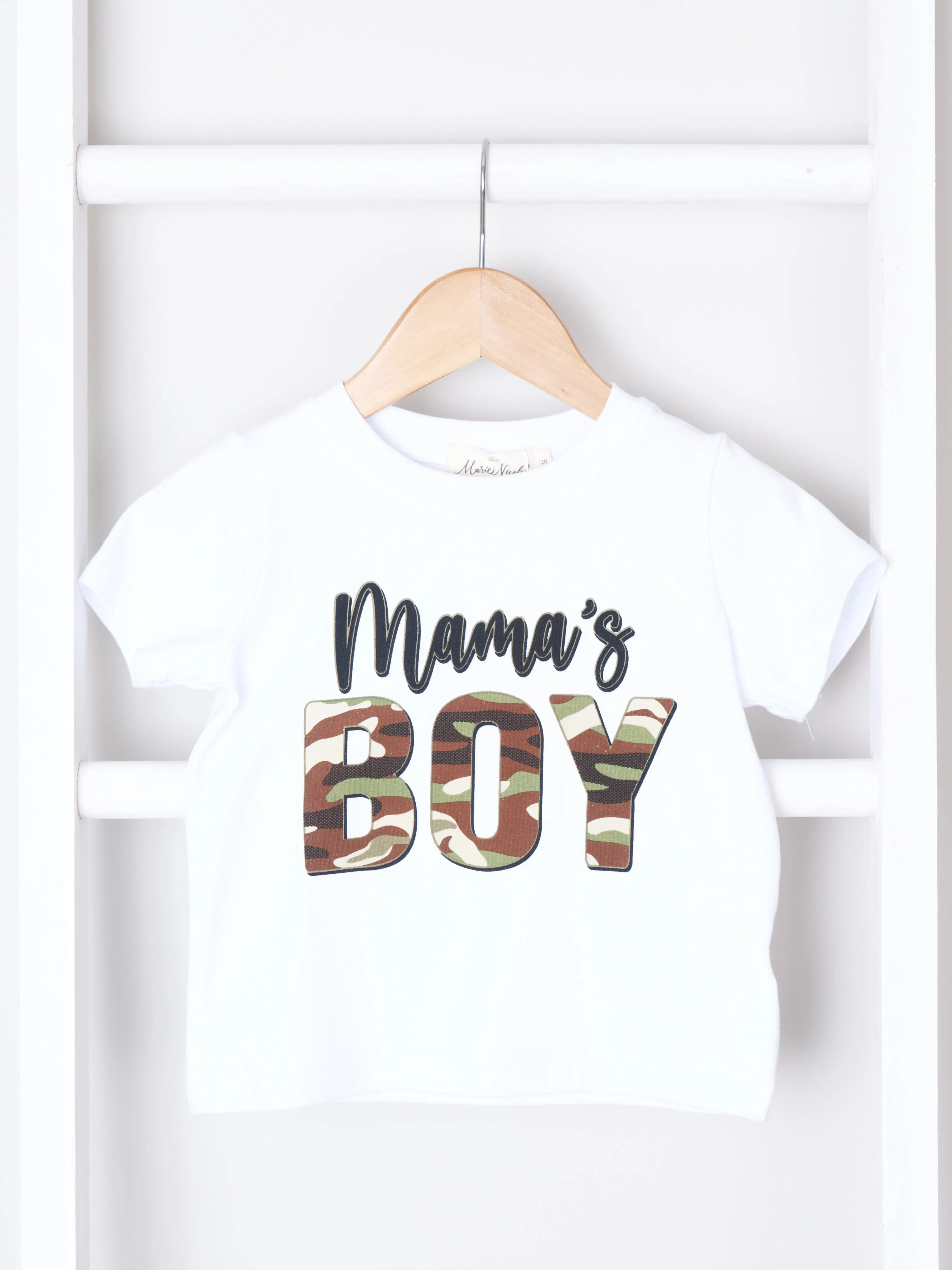 Mom & Me "Boy Mama" Shirt & Romper