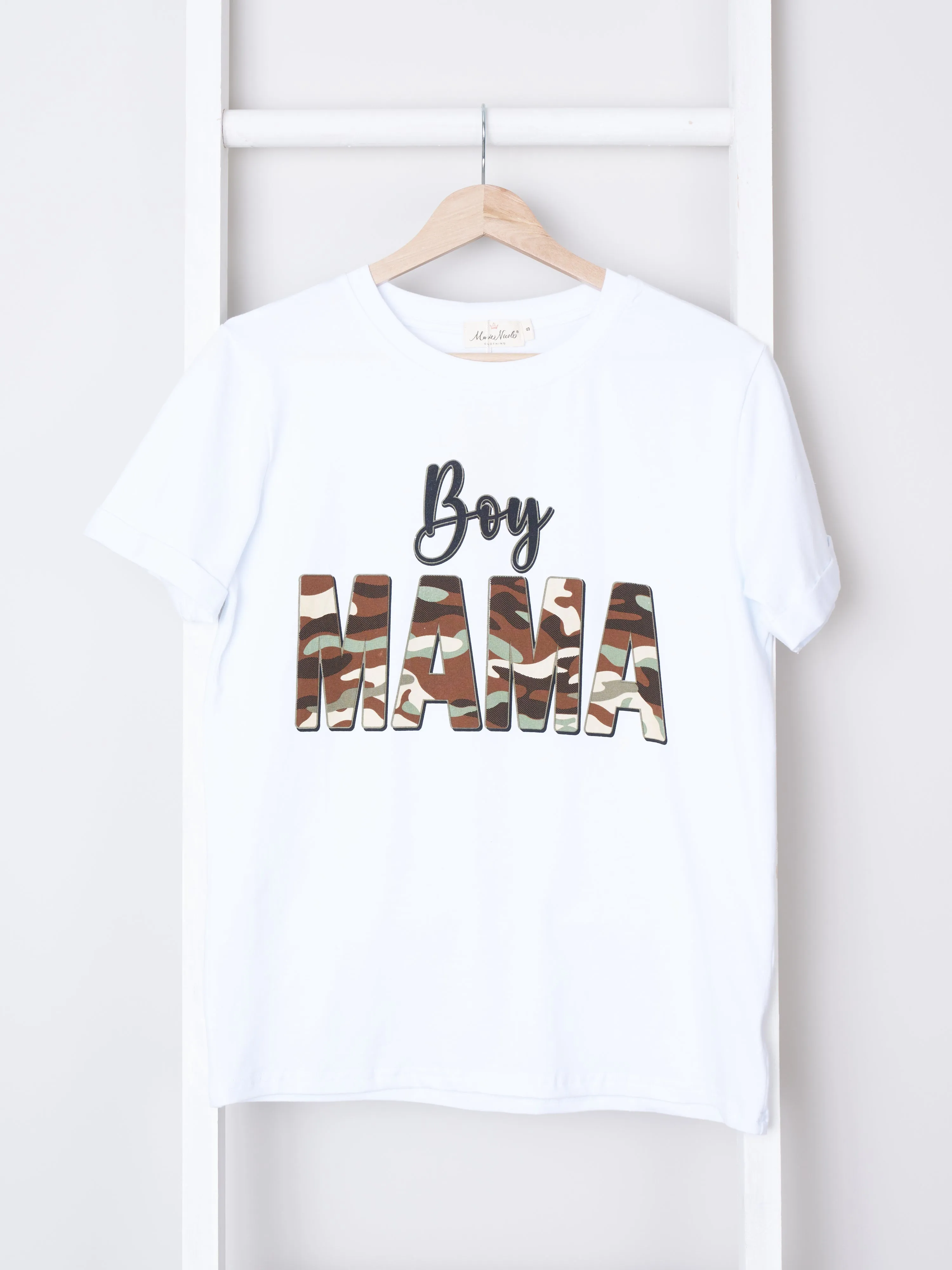 Mom & Me "Boy Mama" Shirt & Romper