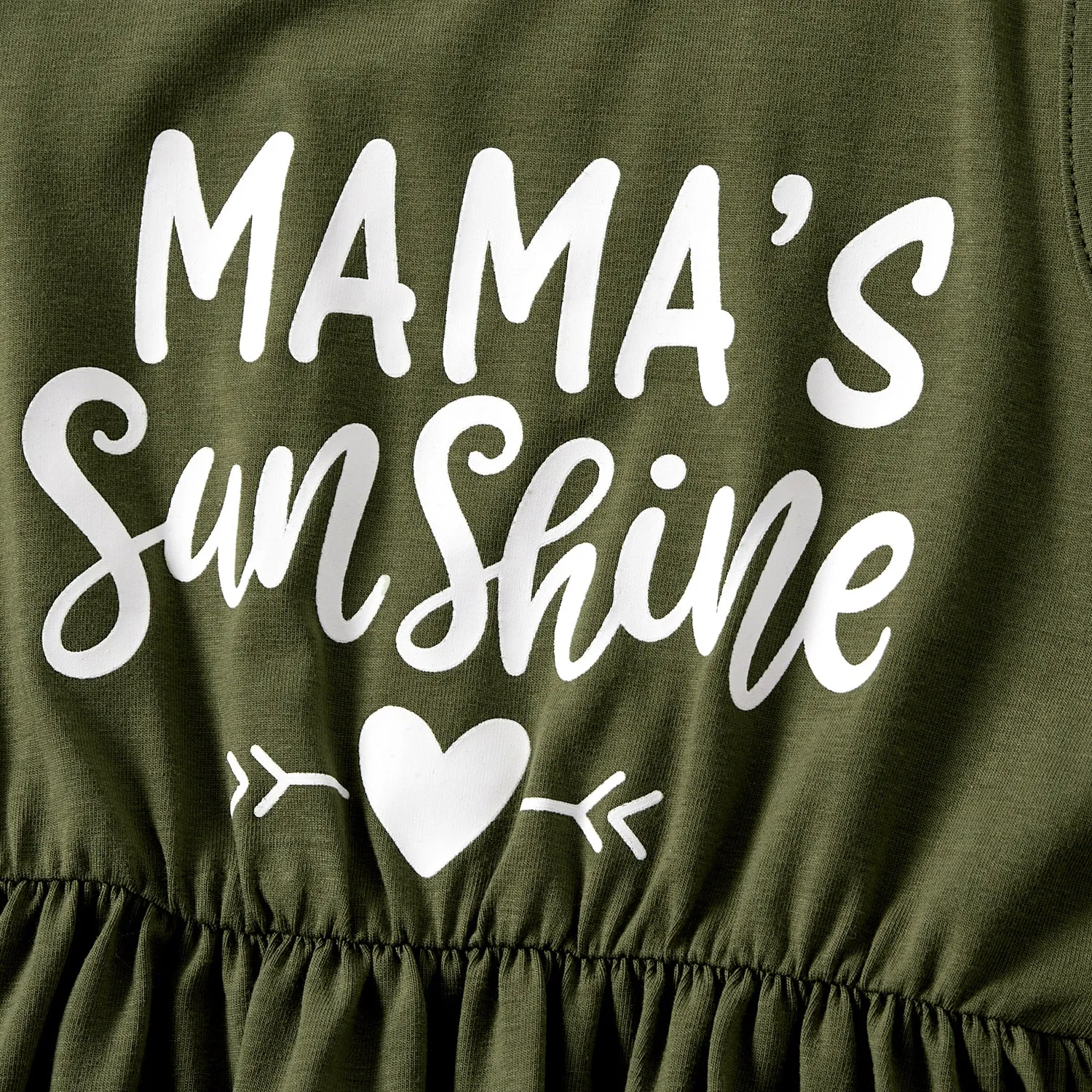 Mommy and Me 95% Cotton Sleeveless Bodycon Dresses