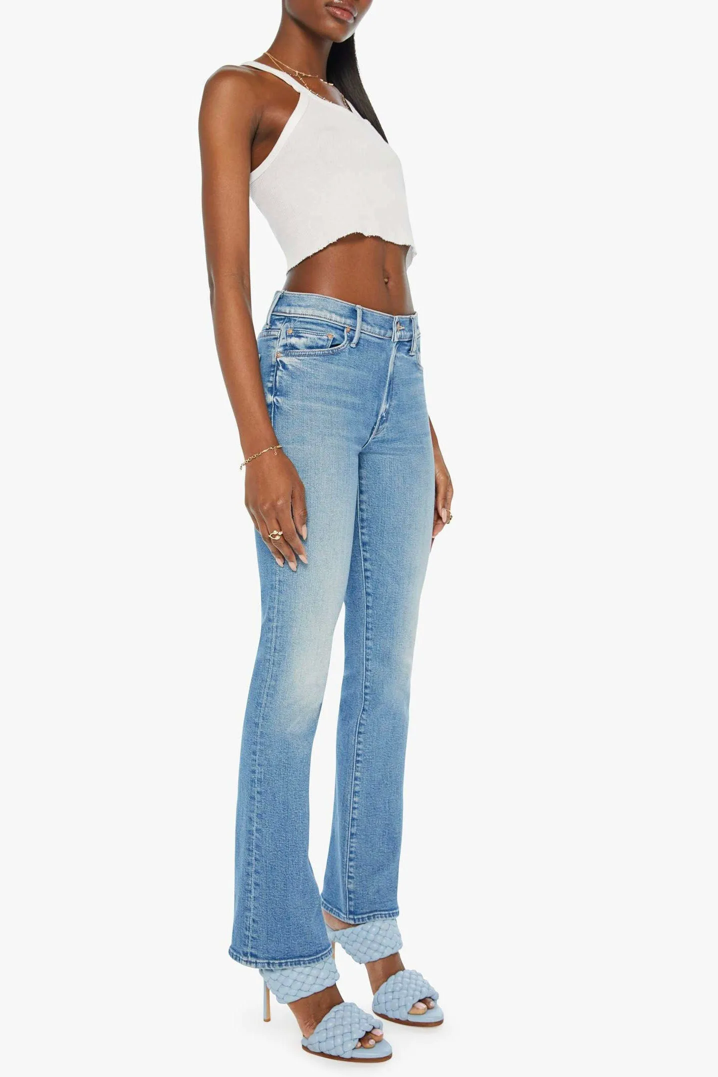 Mother Outsider Sneak Jeans