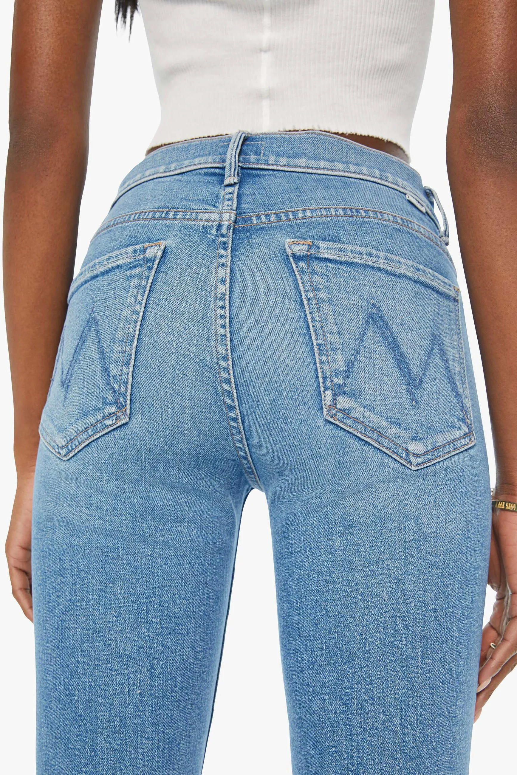 Mother Outsider Sneak Jeans