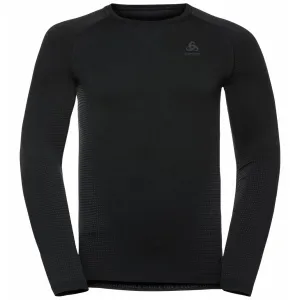 Odlo Men&#x27;s Performance Warm ECO Long-Sleeve Base Layer Black - Graphite Grey | Buy Odlo Men&#x27;s Performance Warm ECO Long-Sleeve Base Layer Black - Graphite Grey here | Outnorth