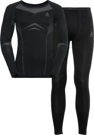 Odlo Men&#x27;s Set Long Fundamentals Performance Warm Black/Graphite Grey | Buy Odlo Men&#x27;s Set Long Fundamentals Performance Warm Black/Graphite Grey here | Outnorth