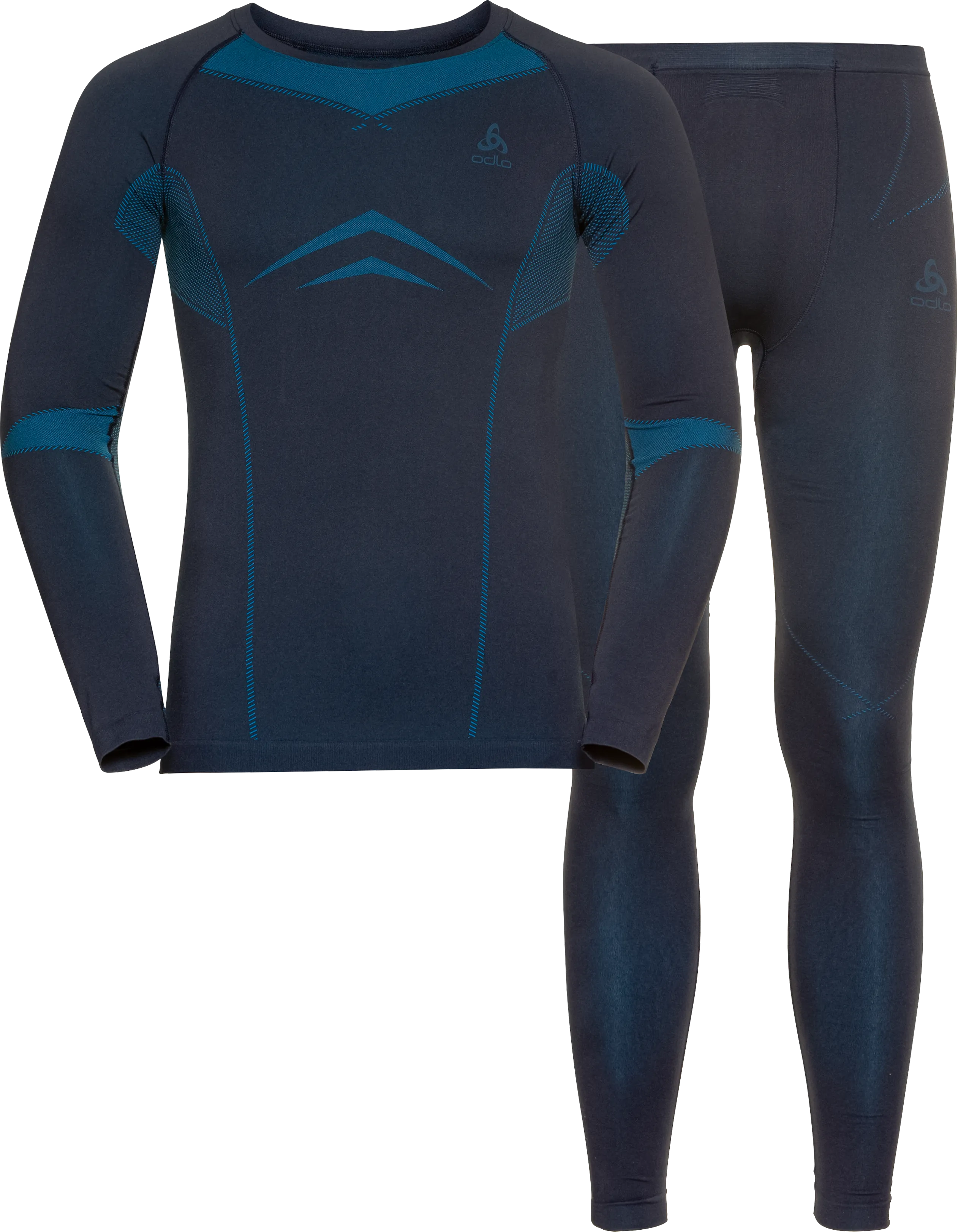 Odlo Men&#x27;s Set Long Fundamentals Performance Warm Dark Sapphire/Blue Jewel | Buy Odlo Men&#x27;s Set Long Fundamentals Performance Warm Dark Sapphire/Blue Jewel here | Outnorth