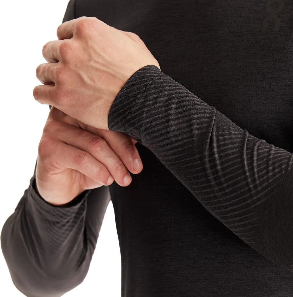 On Men&#x27;s Performance Long-T Lumos Black/Iron | Buy On Men&#x27;s Performance Long-T Lumos Black/Iron here | Outnorth