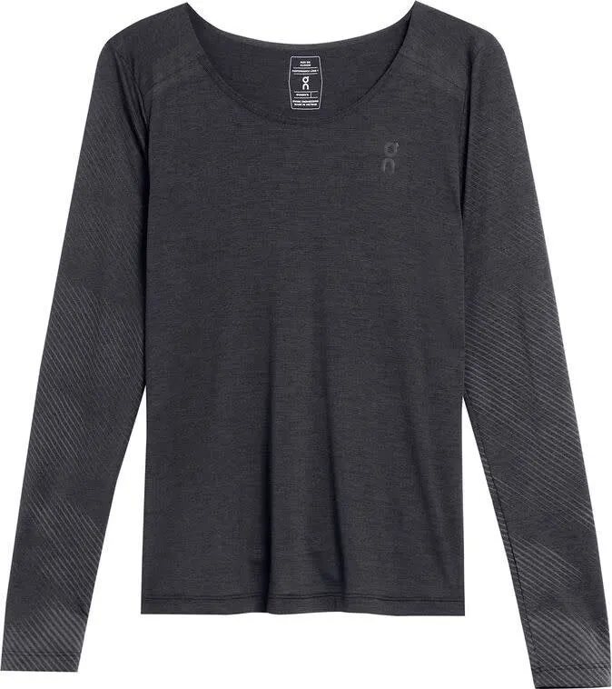 On Women&#x27;s Performance Long-T Lumos Black/Iron | Buy On Women&#x27;s Performance Long-T Lumos Black/Iron here | Outnorth