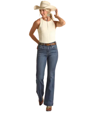 Panhandle Slim® Women's Rock N Roll Denim Western Jeans