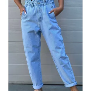 Paper Bag Lite Wash jeans