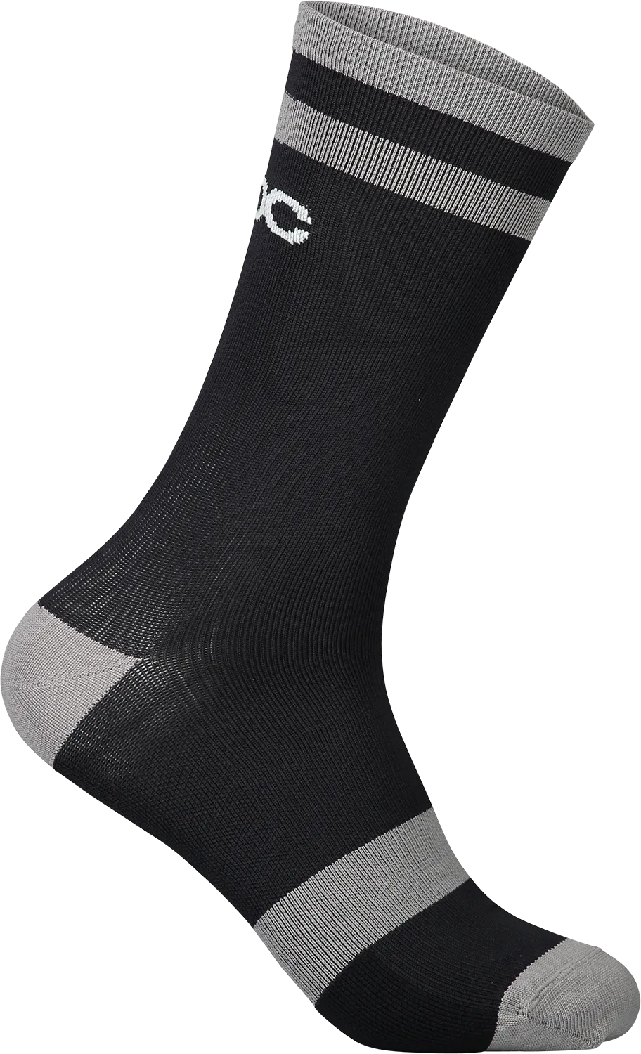 POC Lure MTB Sock Long Uranium Black/Granite Grey | Buy POC Lure MTB Sock Long Uranium Black/Granite Grey here | Outnorth