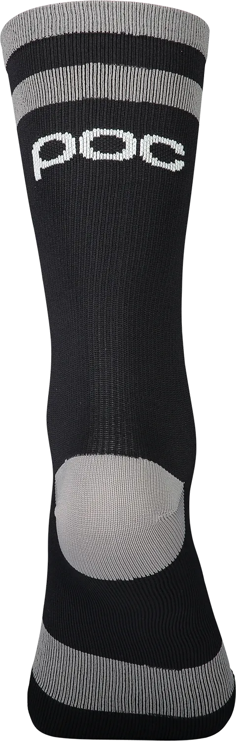 POC Lure MTB Sock Long Uranium Black/Granite Grey | Buy POC Lure MTB Sock Long Uranium Black/Granite Grey here | Outnorth