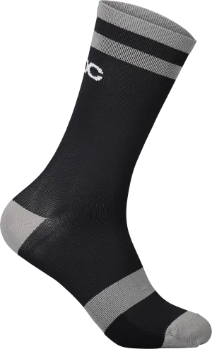 POC Lure MTB Sock Long Uranium Black/Granite Grey | Buy POC Lure MTB Sock Long Uranium Black/Granite Grey here | Outnorth