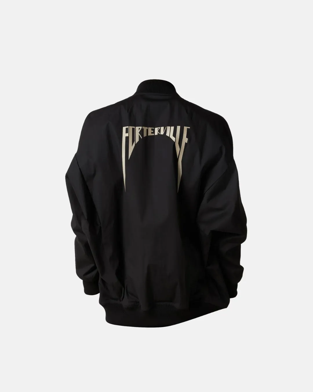 Porterville Embroidered Bomber Jacket Black
