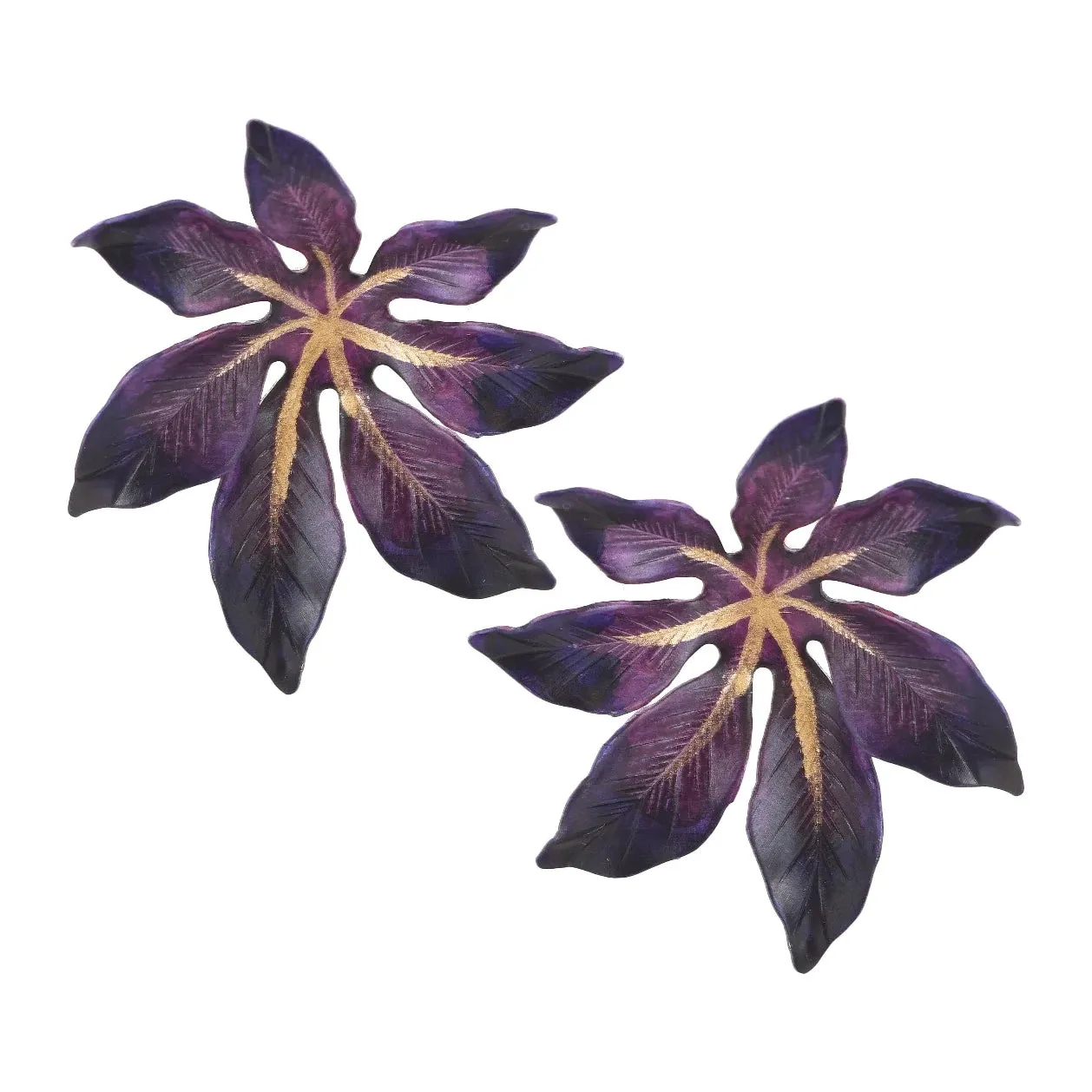 Purple Laila Earrings