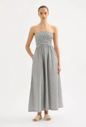 QUINN MAXI DRESS | BLACK STRIPE