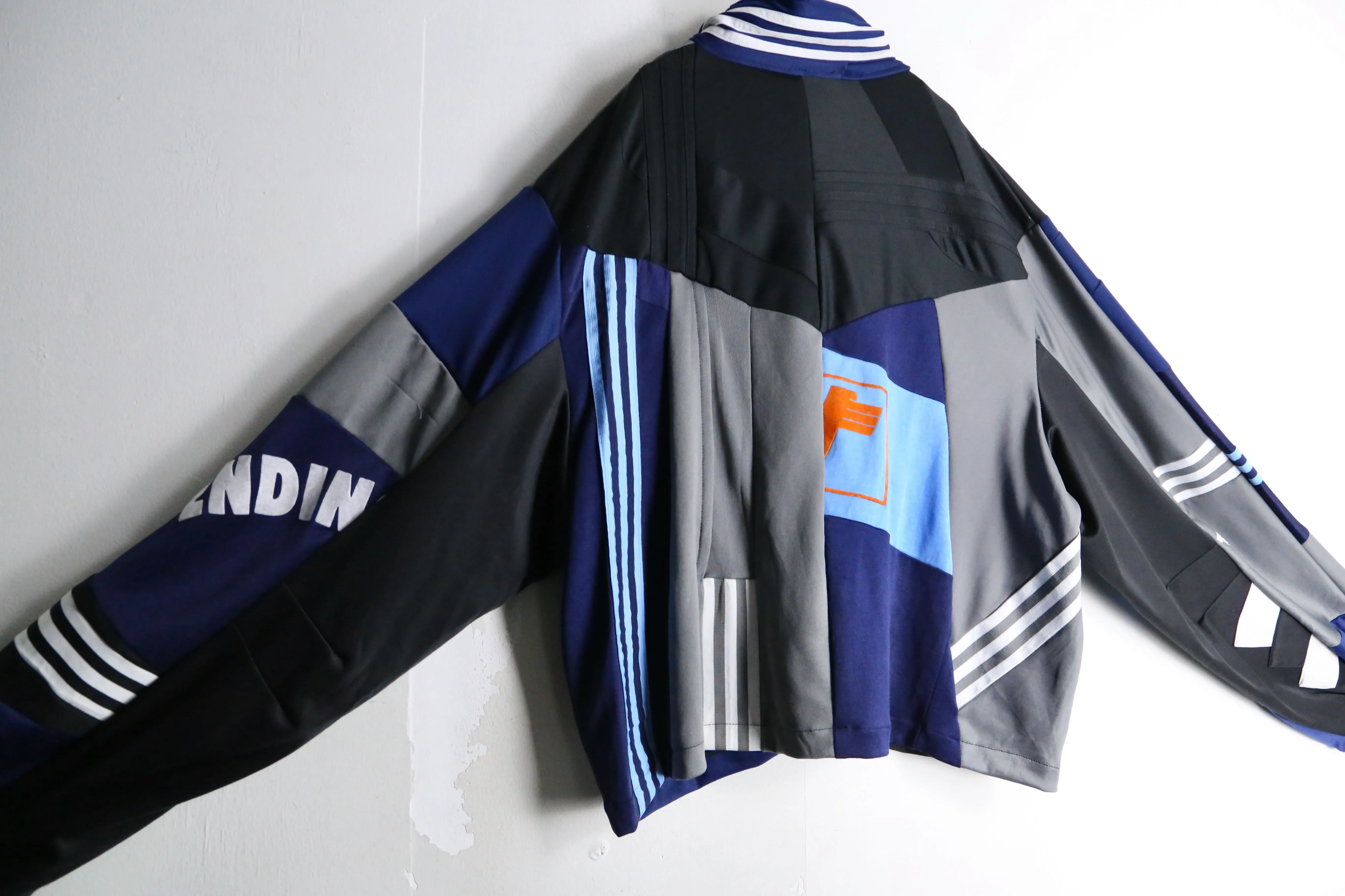 "Re:make" blue×orange random track jacket