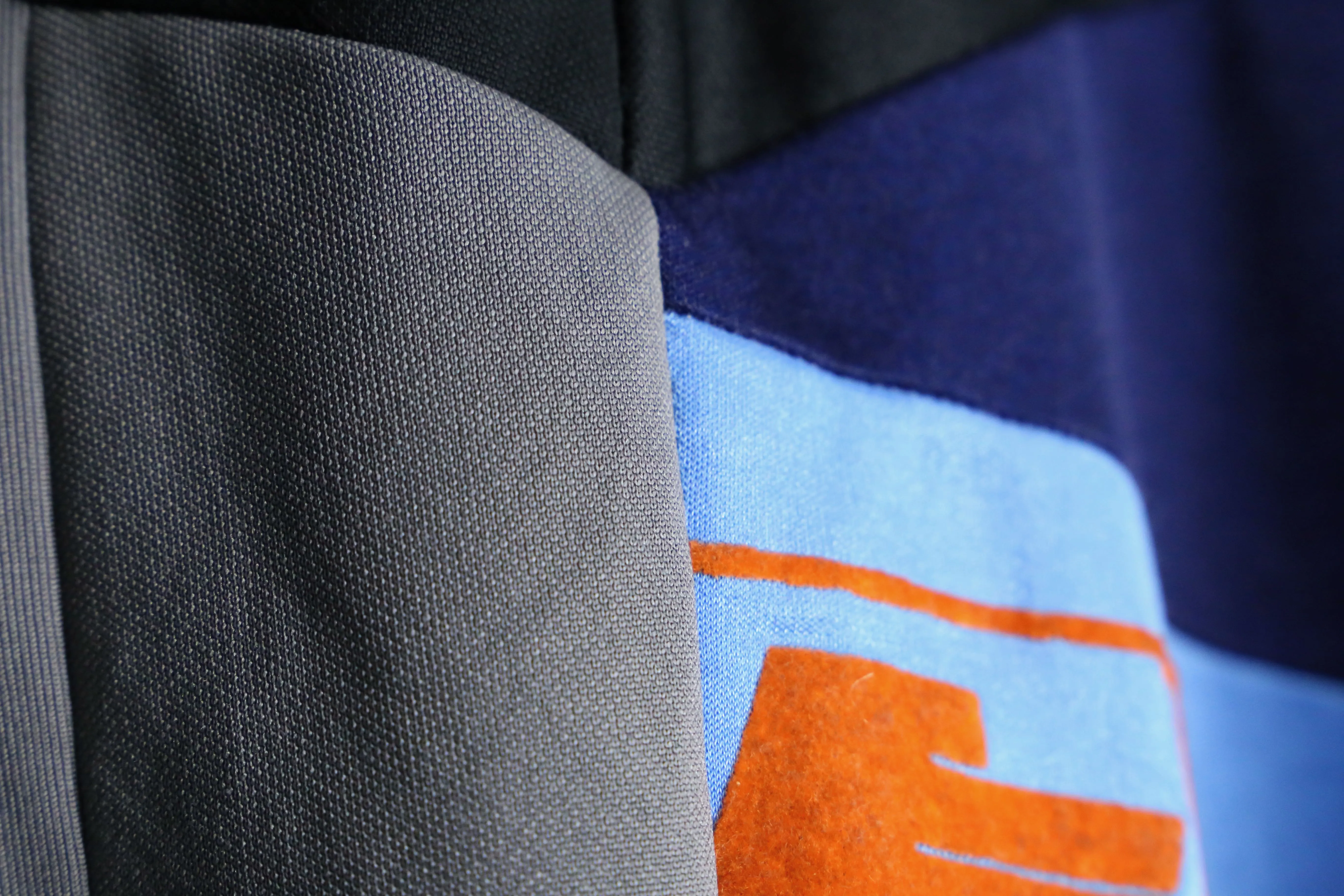 "Re:make" blue×orange random track jacket