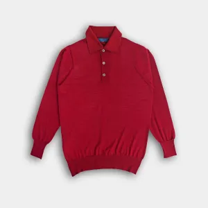 Red Cashmere Sport Shirt