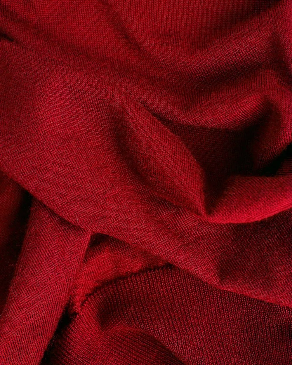 Red Cashmere Sport Shirt