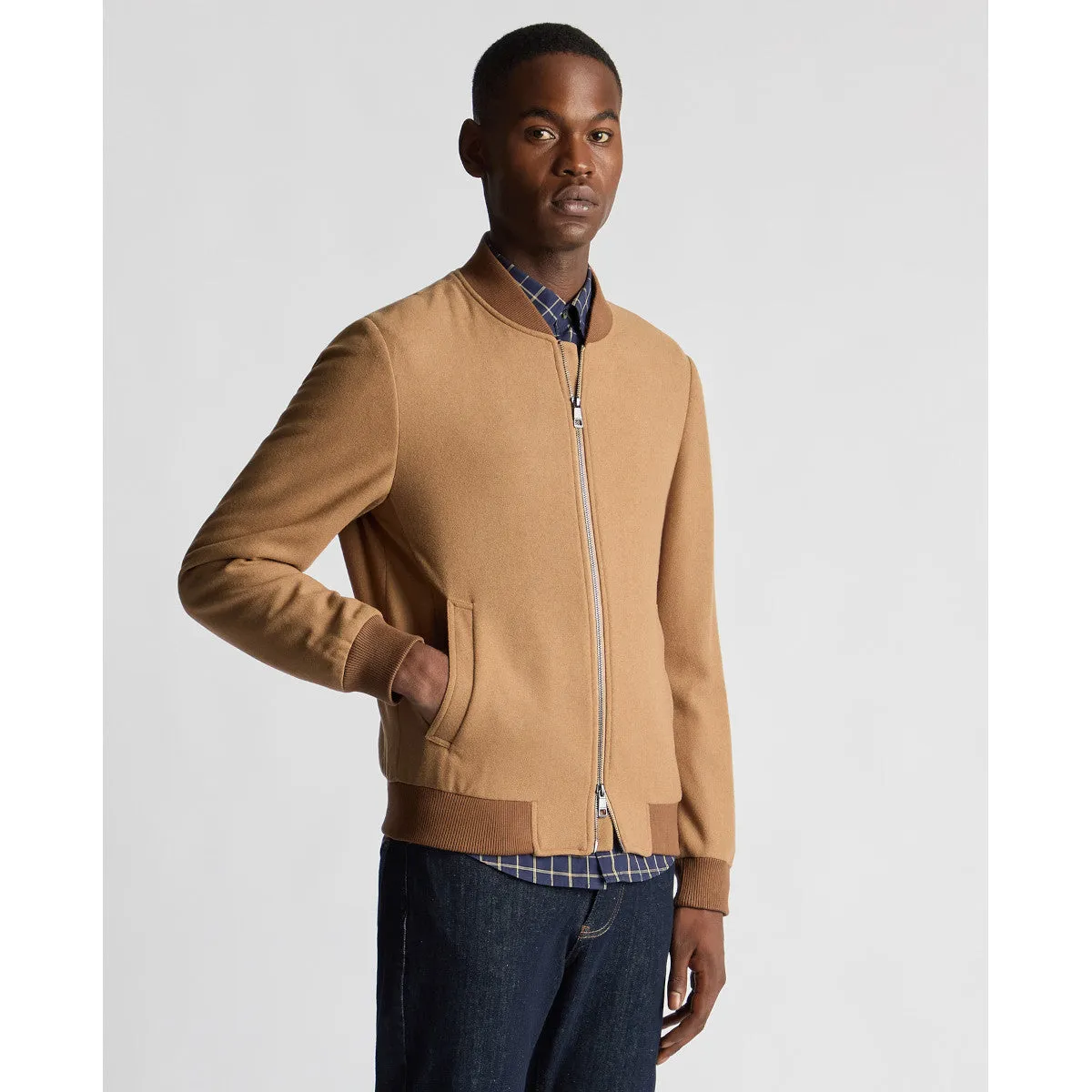 Remus Uomo Colter Flannel Bomber 56 Camel