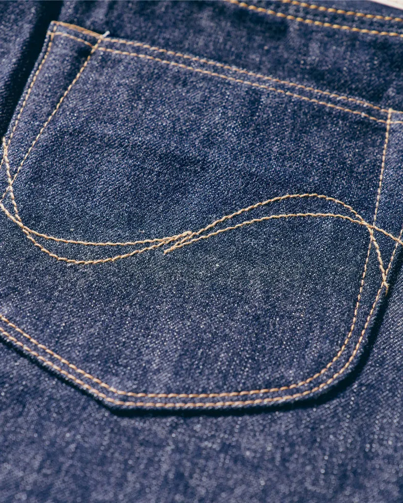Samurai Jeans S003JP Slim Straight 15oz Yamato Selvedge Jeans - Indigo Onewash