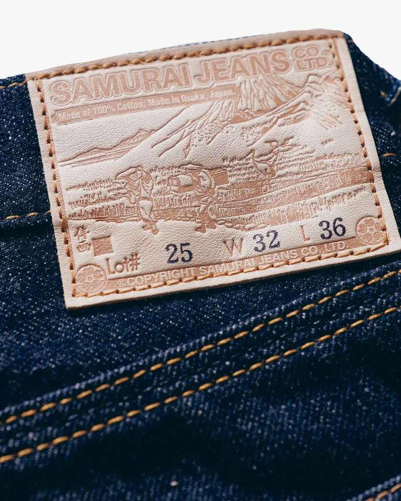 Samurai Jeans S003JP Slim Straight 15oz Yamato Selvedge Jeans - Indigo Onewash