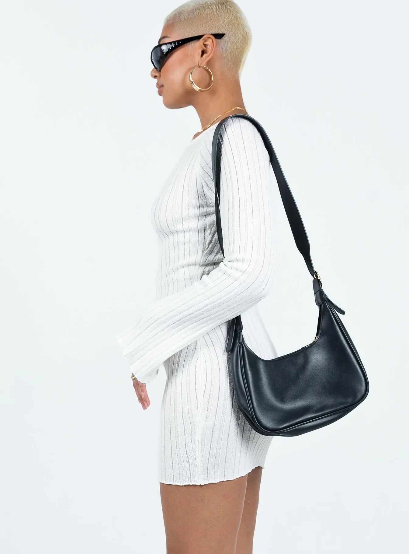 Santorini Knit Mini Dress White