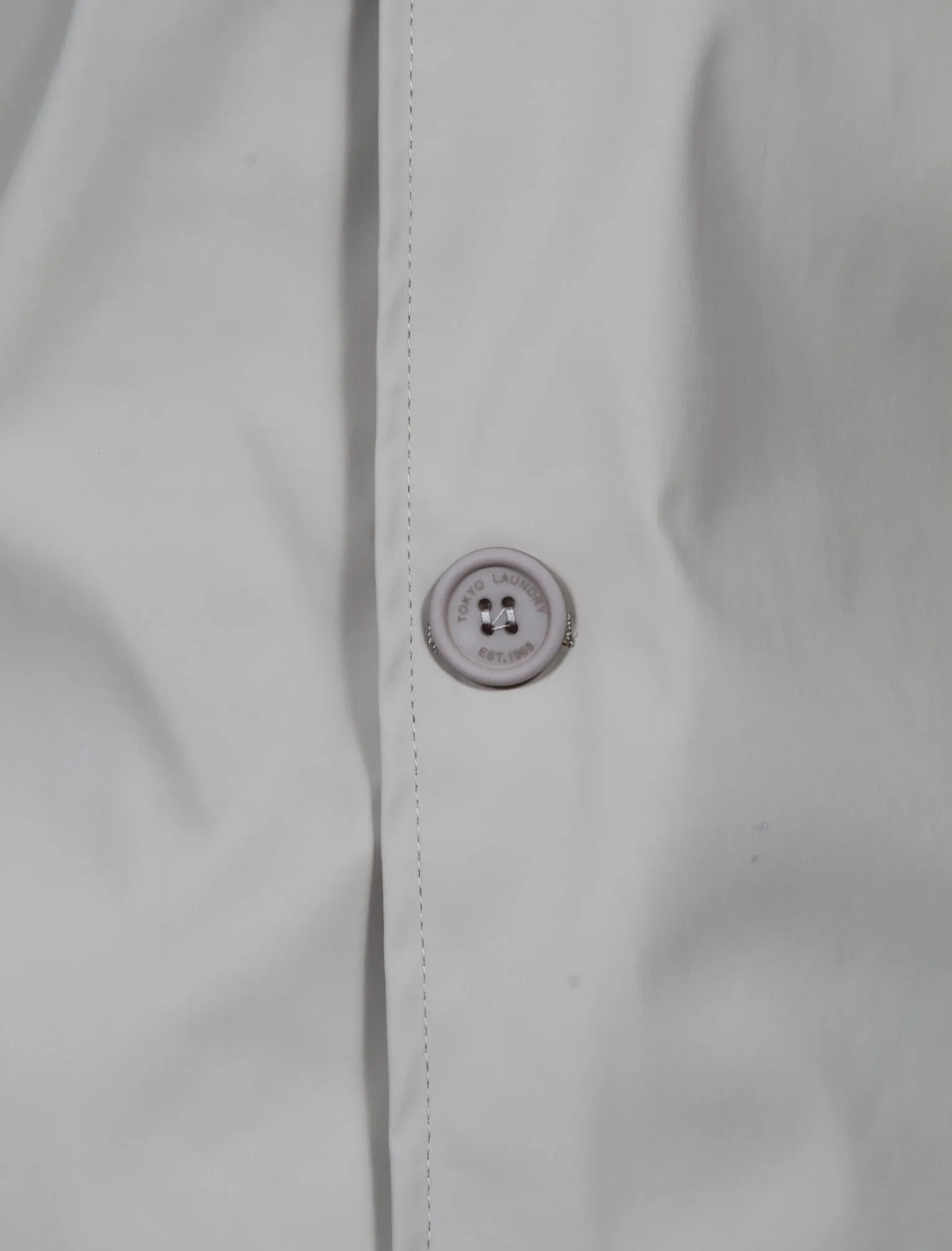 Scourfield Shower Resistant Trench Coat In Stone - Tokyo Laundry
