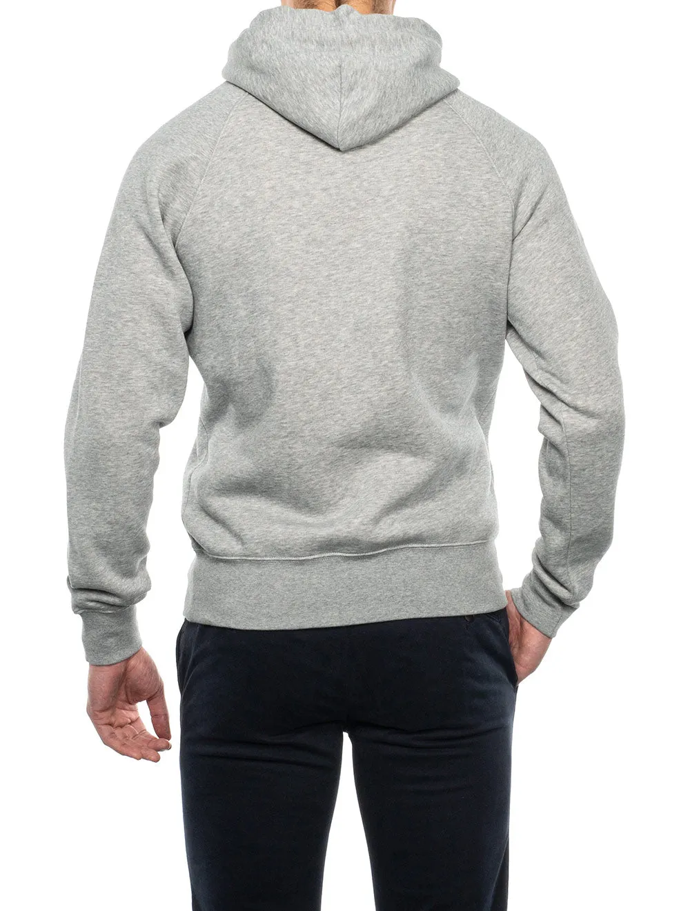 Shield Hoodie Grey Melange