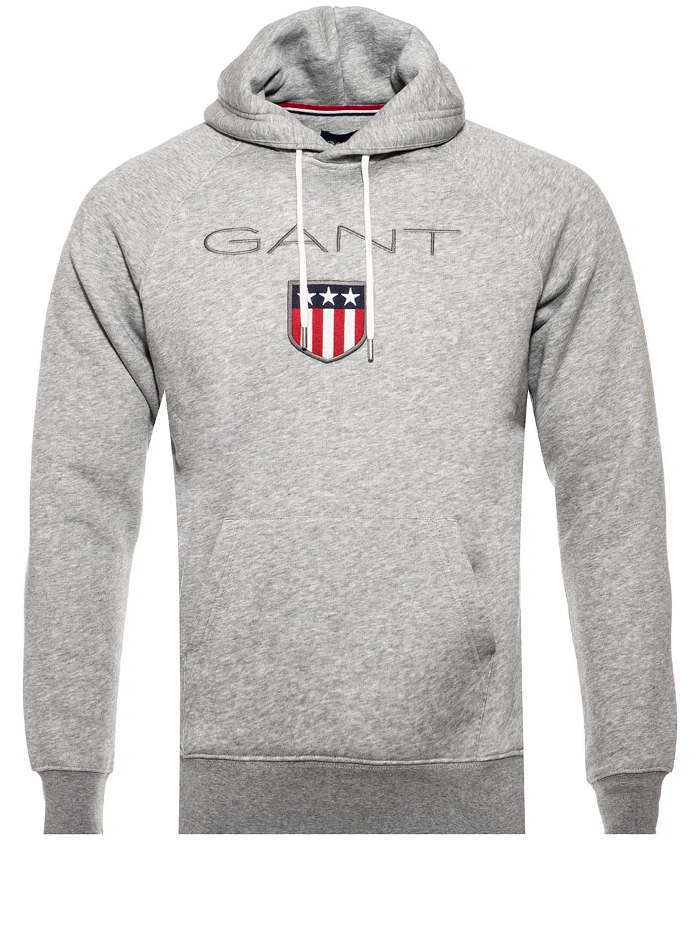 Shield Hoodie Grey Melange