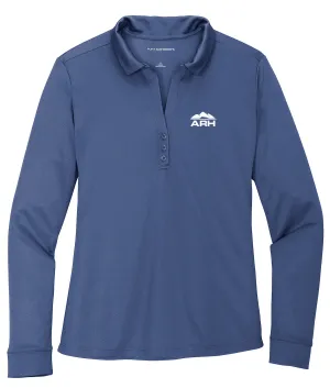 Silk Touch Performance Ladies Long Sleeve Polo - Fashion Colors