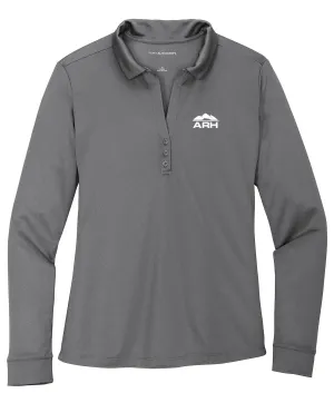 Silk Touch Performance Ladies Long Sleeve Polo - Team Colors