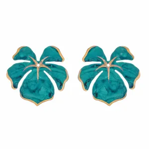 Single Teal Tahiti Earrings