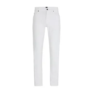 Slim-Fit Jeans In White Cashmere-Touch Denim-50514321