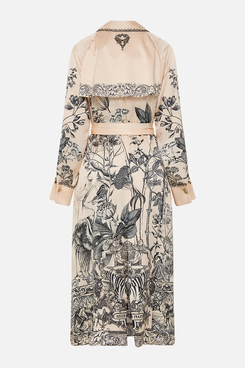 SOFT TRENCH WITH FRENCH CUFF ETCHED INTO ETERNITY