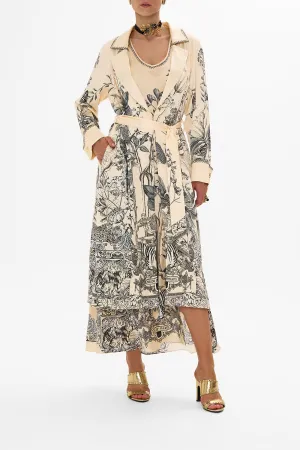 SOFT TRENCH WITH FRENCH CUFF ETCHED INTO ETERNITY