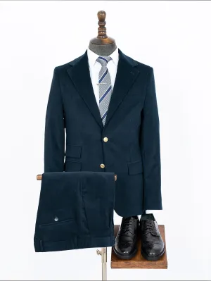 Steel Blue Bespoke Men Suit Tailored