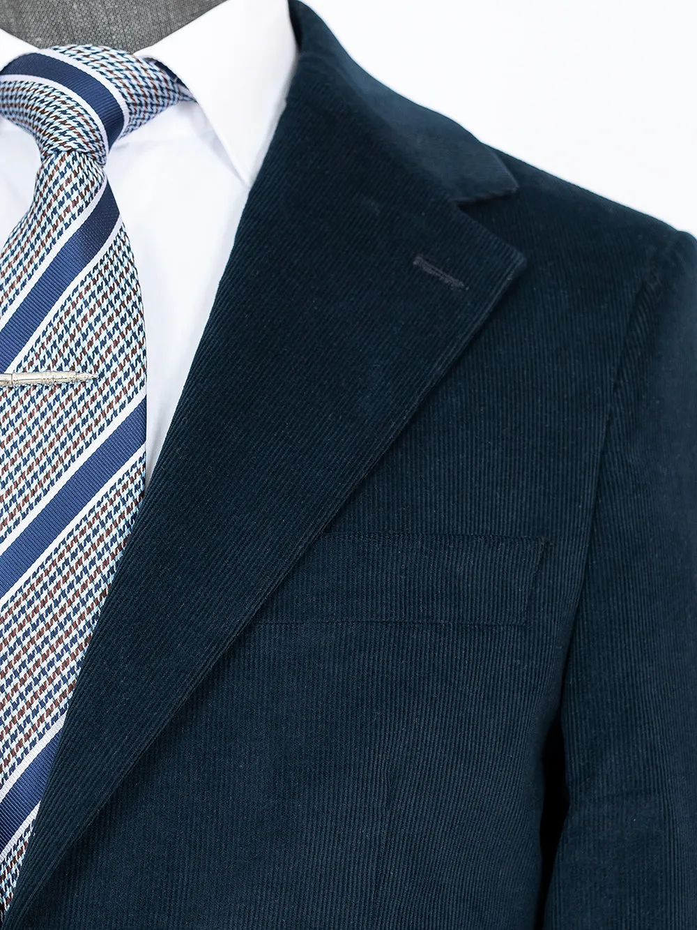 Steel Blue Bespoke Men Suit Tailored