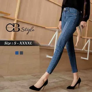 STRETCH BRUSHED SKINNY JEANS