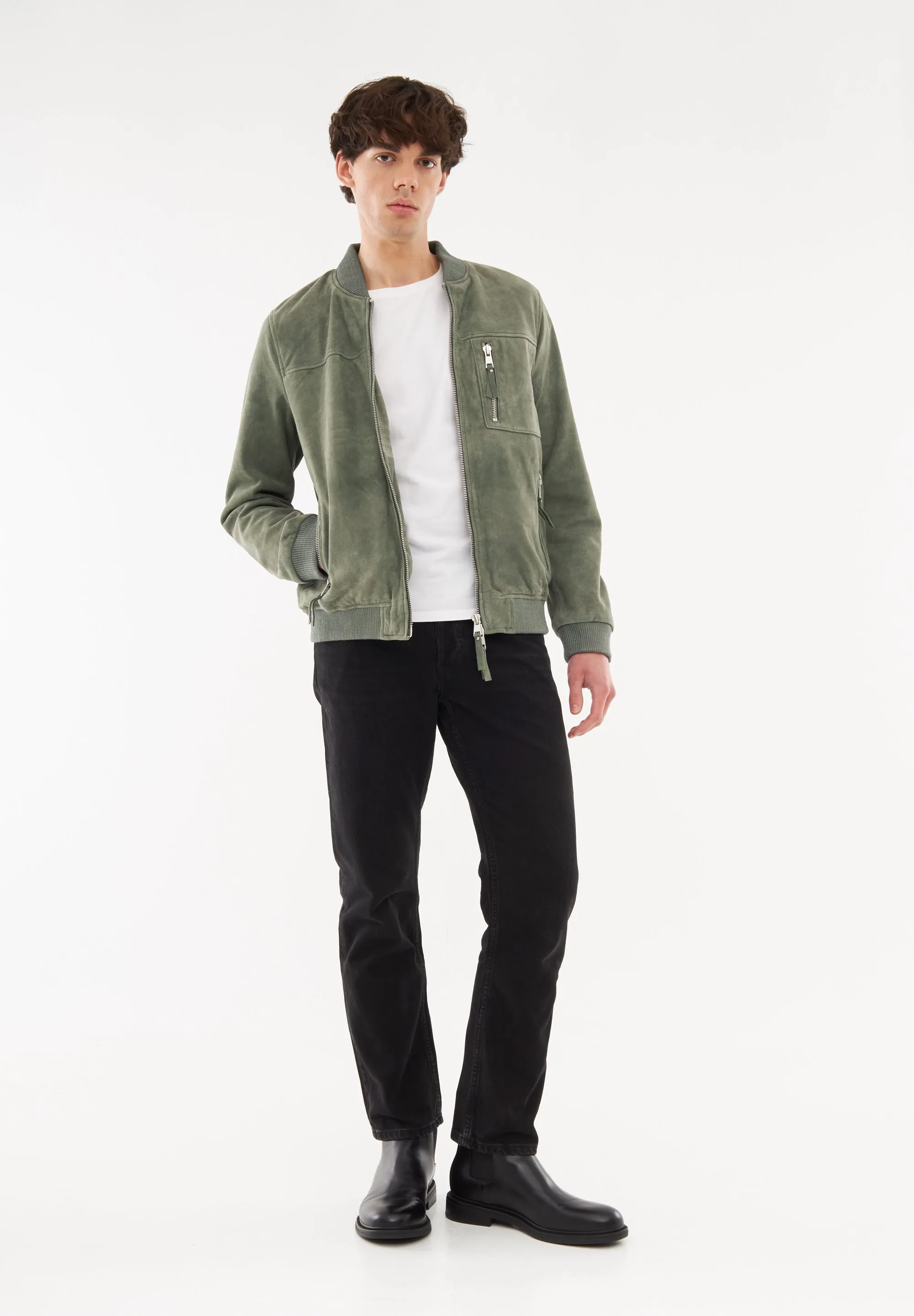 Suede Classic Bomber Jacket
