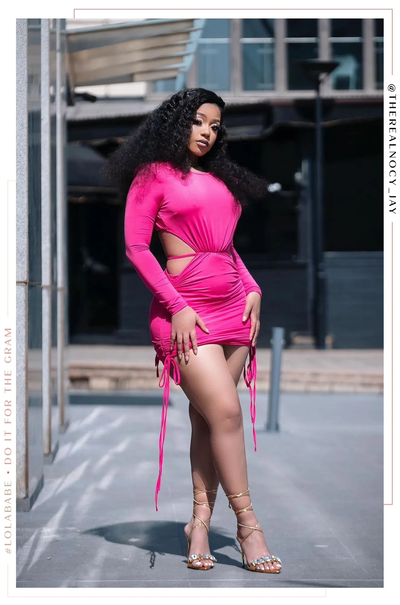 Tahlia Knit Mini Dress - Pink