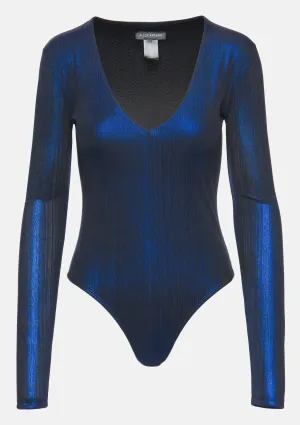 Tall Long Sleeve Plunge Bodysuit