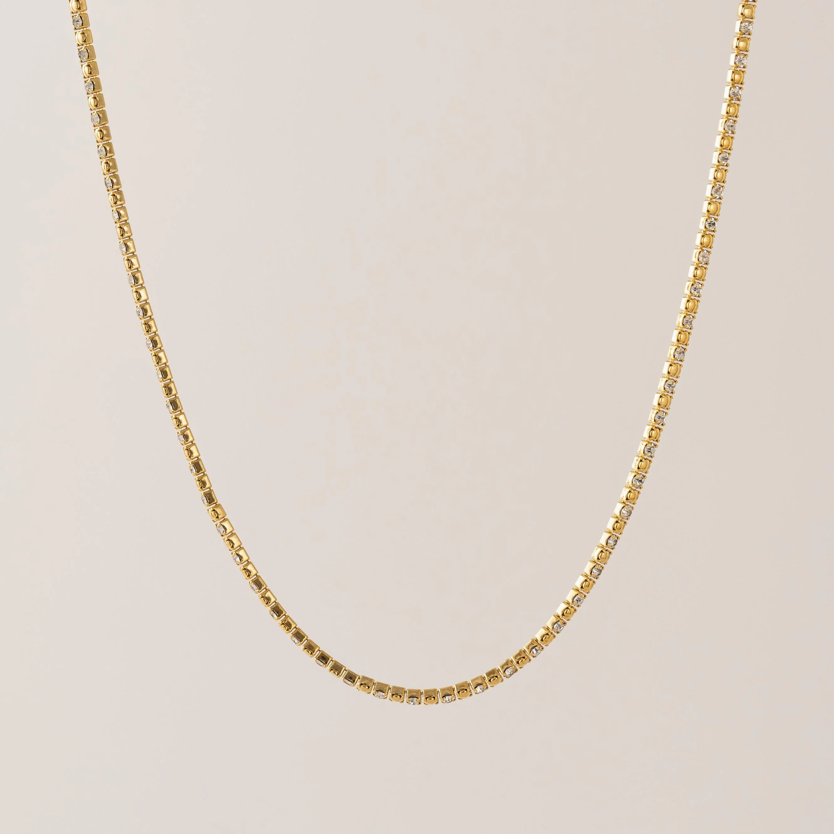 Tennis Metal Necklace