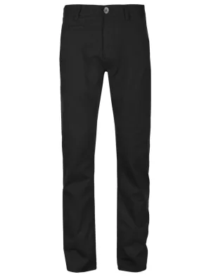 Tokyo Laundry Damon black cotton chino