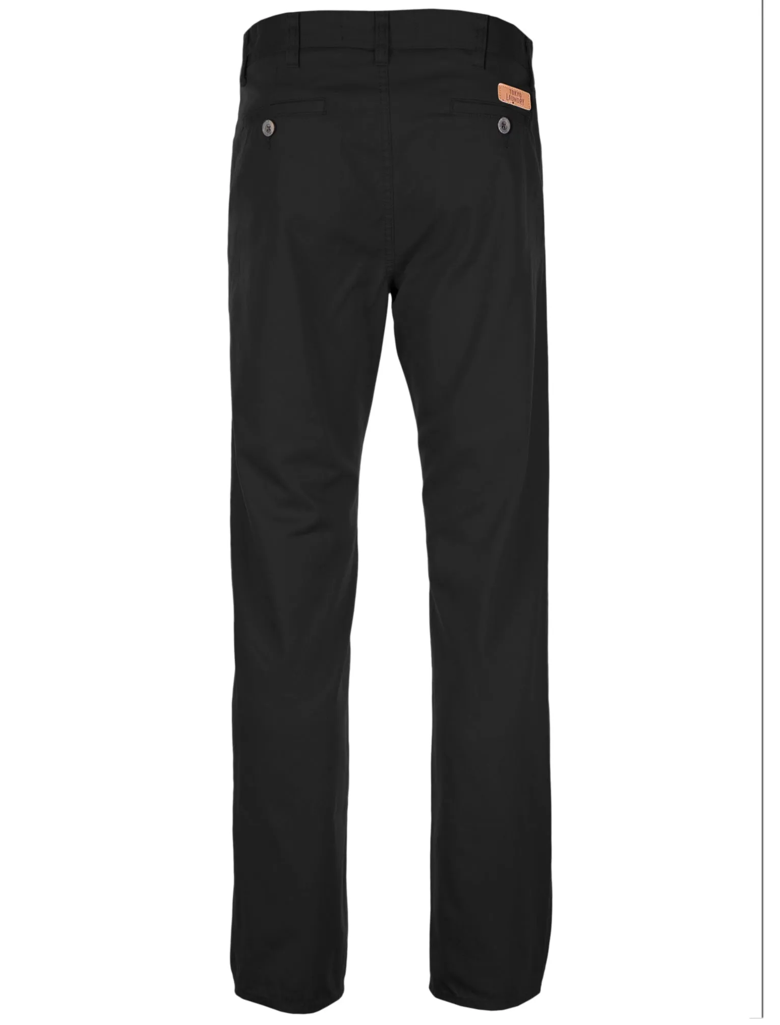 Tokyo Laundry Damon black cotton chino