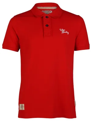 Tokyo Laundry Ezequiel red Polo Shirt