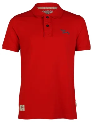 Tokyo Laundry Memphis Bay red polo shirt